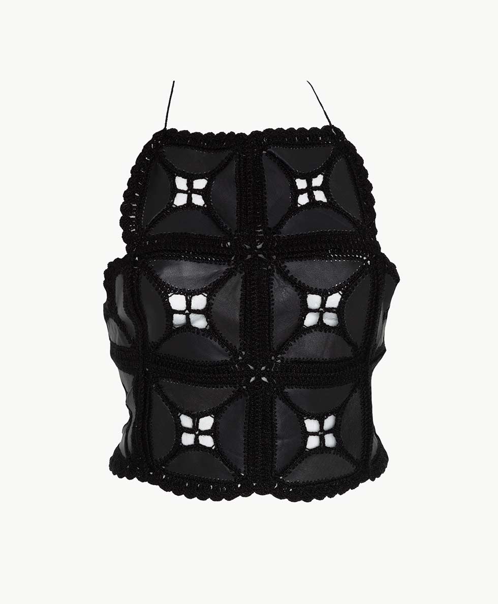 halter top negro cotacachi