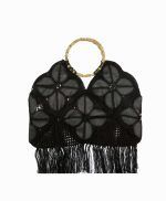 bolsa de piel negra